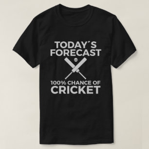 T-shirt Bat de cricket Bal de cricket Drapeau indien Inde