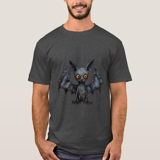 T-shirt Bat d'Halloween (Devant)