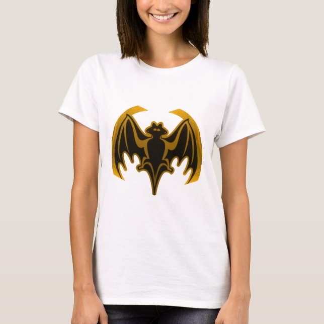 T-shirt Bat Gold Le MUSÉE Zazzle Cadeaux (Devant)