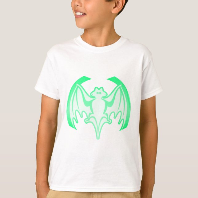 T-shirt Bat Green Inv Le MUSÉE Zazzle Cadeaux (Devant)