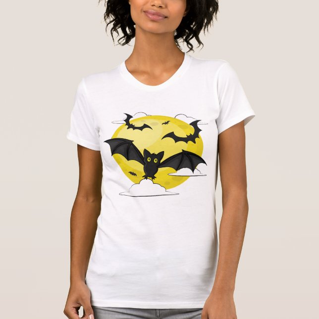 T-shirt Bat Halloween (Devant)