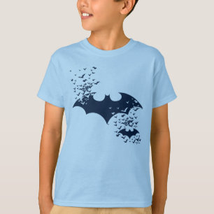 T-shirt Bat Logo Bursting Into Bats