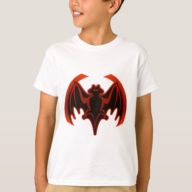 T-shirt Bat Red Le MUSÉE Zazzle Cadeaux (Devant)