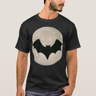 T-shirt Bat sur Pleine lune