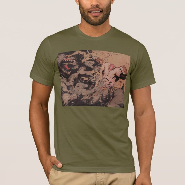 T-shirt Bataille Berzerker Balto : Mouvement-fest de Lycan (Devant)