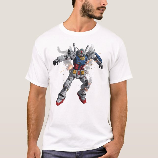 T-shirt Bataille Damné Gundam (Devant)