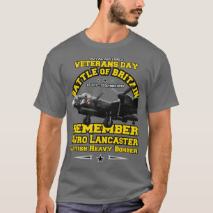 T-shirt Bataille d'Angleterre Avro Lancaster Lourde Bombe