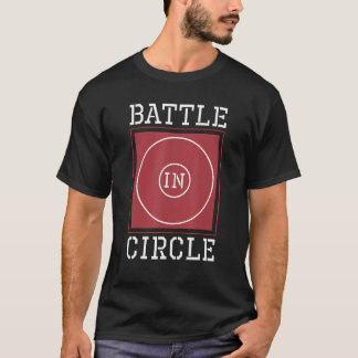 T-shirt Bataille Dans L'Entraînement Cercle Lutter Contre 