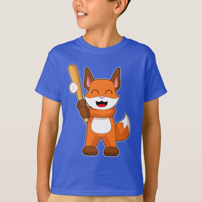 T-shirt Bataille de baseball Fox (Devant)
