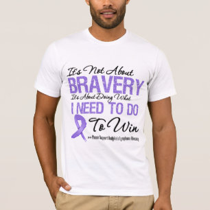 T-shirt Bataille de Cancer de lymphome de Hodgkins