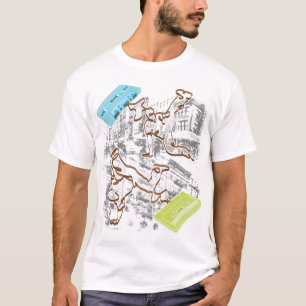 T-shirt bataille de cassette de B-garçon (grise)