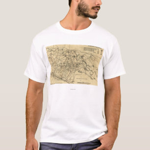 T-shirt Bataille de Chickamauga - carte panoramique 2 de