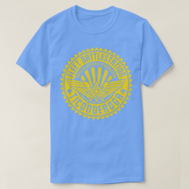 T-shirt Bataille de flotte Ticondéroga (Design devant)