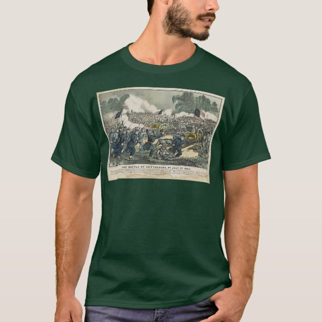 T-shirt Bataille de Gettysburg (Devant)