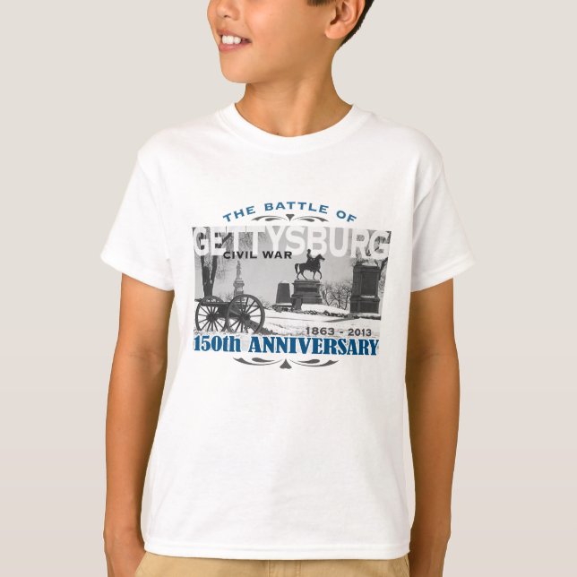 T-shirt Bataille de Gettysburg 150 ans (Devant)