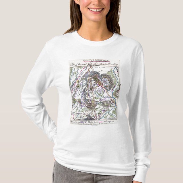 T-shirt Bataille de Gettysburg 6 (Devant)