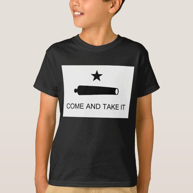 T-shirt Bataille de Gonzales au Texas (Devant)