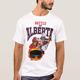 T-shirt Bataille De Hockey De L'Alberta