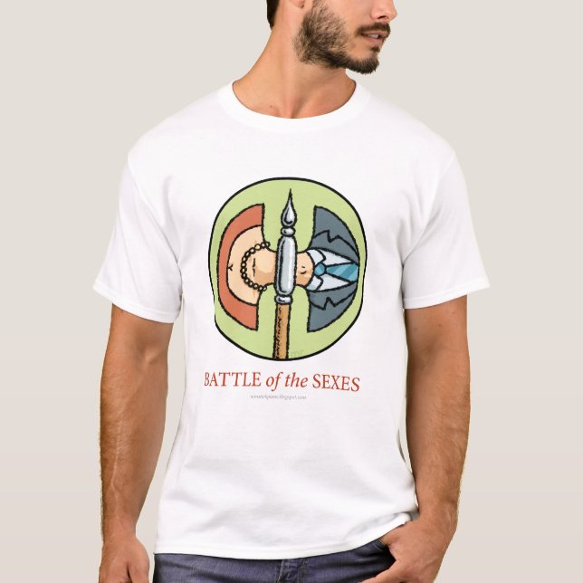T-shirt Bataille de la chemise de sexes (Devant)