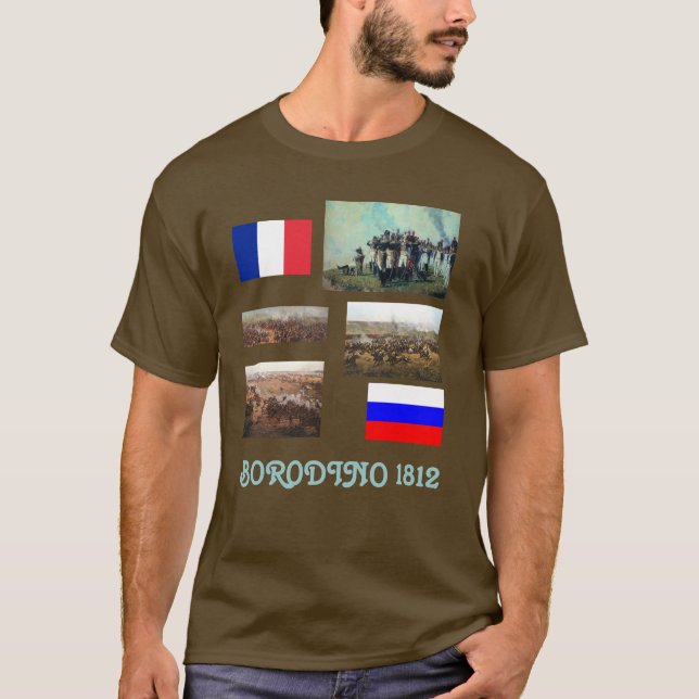 T-shirt Bataille de napoléon de Borodino (Devant)