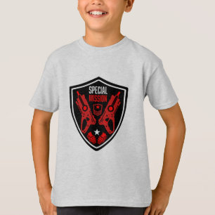 T-shirt Bataille de pistolet à fléchettes pour garçons