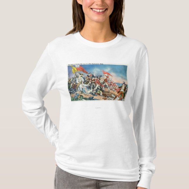 T-shirt Bataille de scène de colline de soute - (Devant)