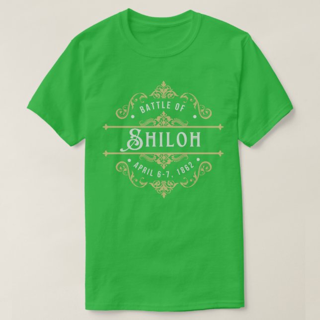 T-shirt Bataille de Shiloh Design (Design devant)