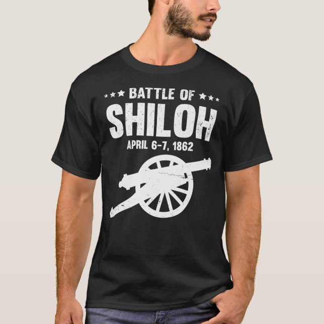 T-shirt Bataille de Shiloh Guerre civile bataille Tennesse (Devant)