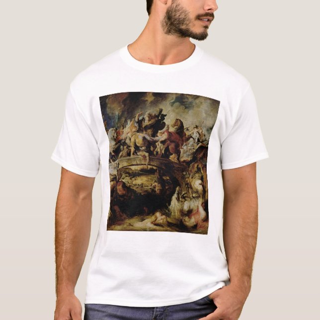 T-shirt Bataille des Amazone et des Grecs, c.1617 (Devant)