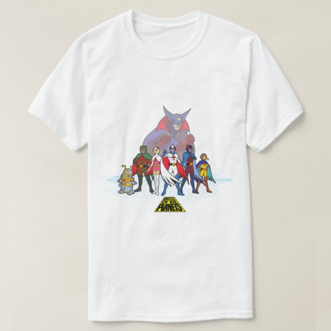 T-shirt Bataille des Planètes - Groupe (Design devant)