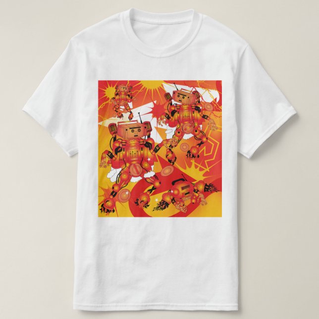 T-shirt Bataille des Robots Hiphop  (Design devant)