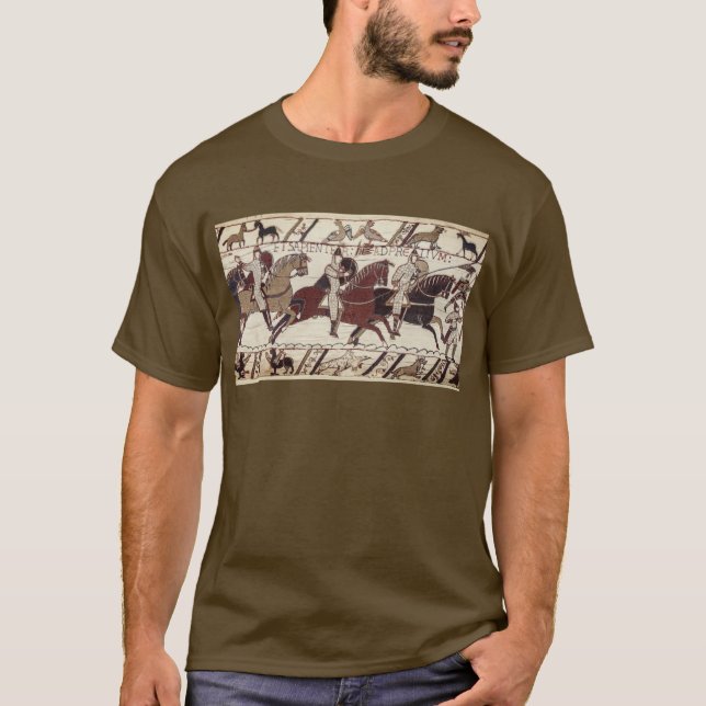 T-shirt Bataille d'Hastings - Chevaliers normands (Devant)