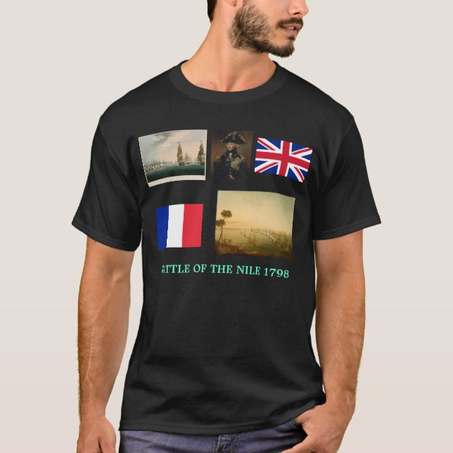 T-shirt Bataille du Nelson du Nil (baie d'Aboukir) (Devant)