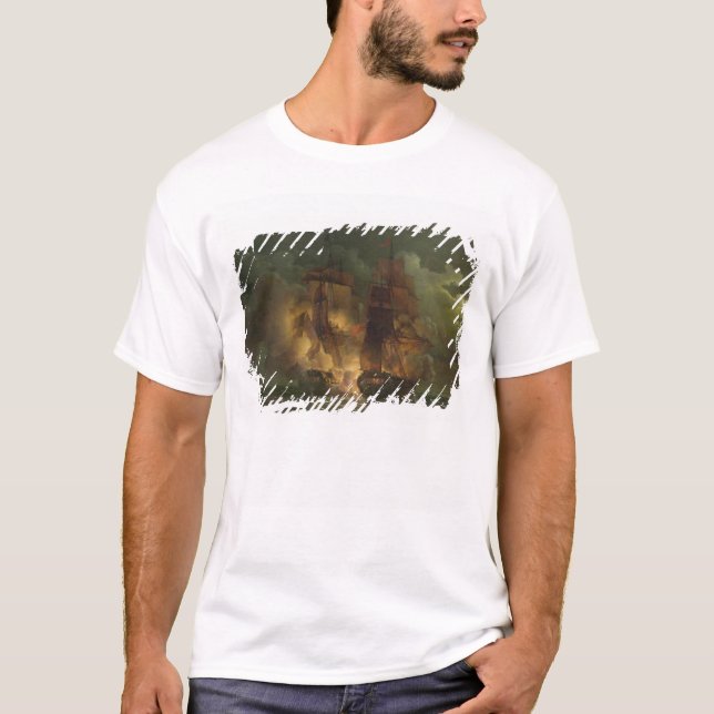 T-shirt Bataille entre la frégate française 'Arethuse (Devant)