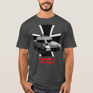 T-shirt Bataille Leopard 2 Bundeswehr Kampfpanzer