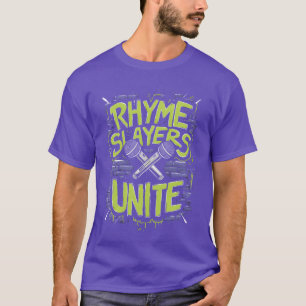 T-shirt Bataille lyrique épique des amis Hip Hop Rap theit