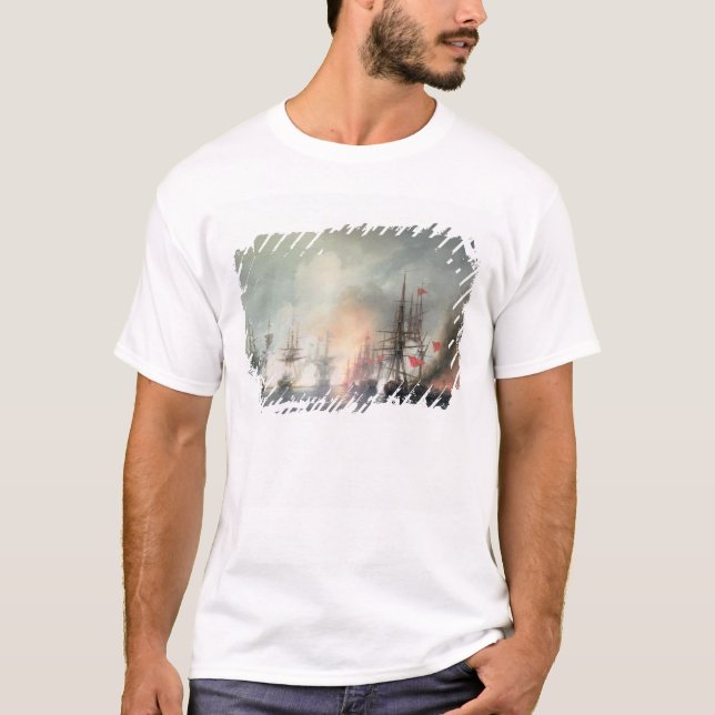 T-shirt Bataille navale Russe-Turque de Sinop (Devant)