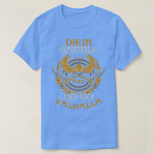 T-shirt Bataille Vaalhalla Viikings (Design devant)