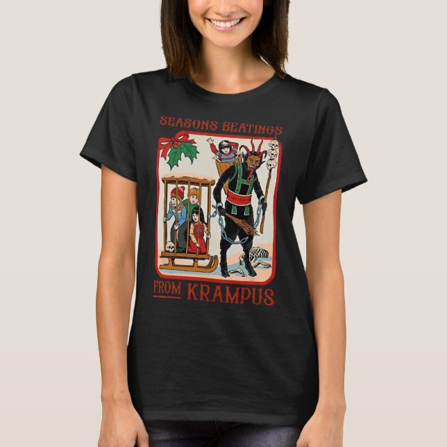 T-shirt Batailles de saisons de Krampus Noël  (Devant)
