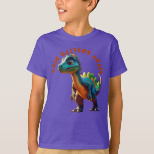 T-shirt Batailles épiques en attente : Dinosaur Adventure