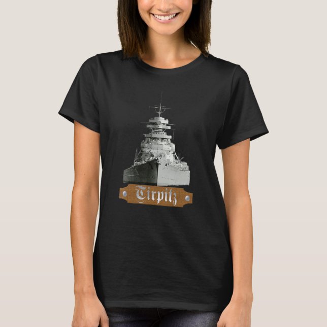T-shirt Bataillon allemand Tirpitz Marine 2ÈME GUERRE MOND (Devant)