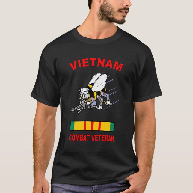 T-shirt Bataillon de construction de la mer peut faire Vie (Devant)