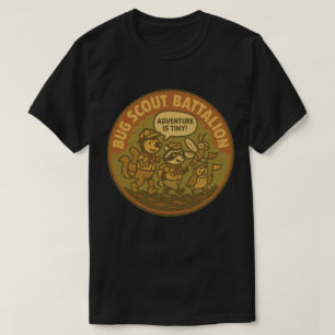 T-shirt Bataillon de scout insecte animal Aventure minuscu