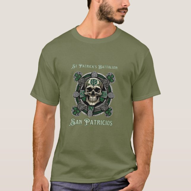 T-shirt Bataillon Saint-Patrick San Patricios Irlandais Me (Devant)