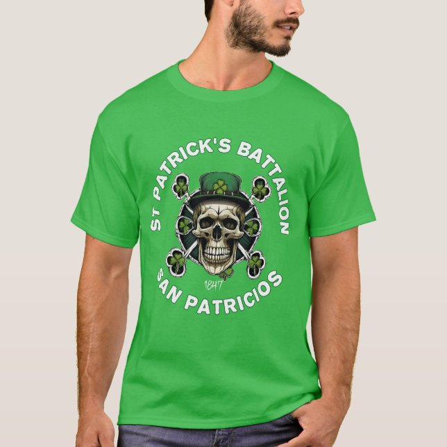 T-shirt Bataillon Saint-Patrick San Patricios Irlandais Me (Devant)