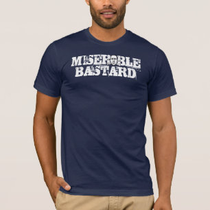 T-shirt Bâtard de bleu marine