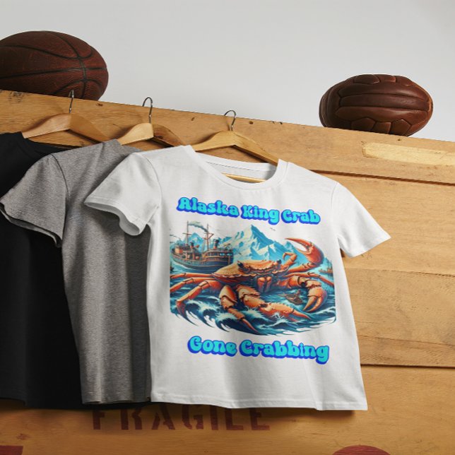 T-shirt Bâtard de crabe ancien du roi de l'Alaska (Créateur téléchargé)