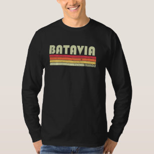 T-shirt Batavia Il Illinois Funny City Accueil Racines Ret