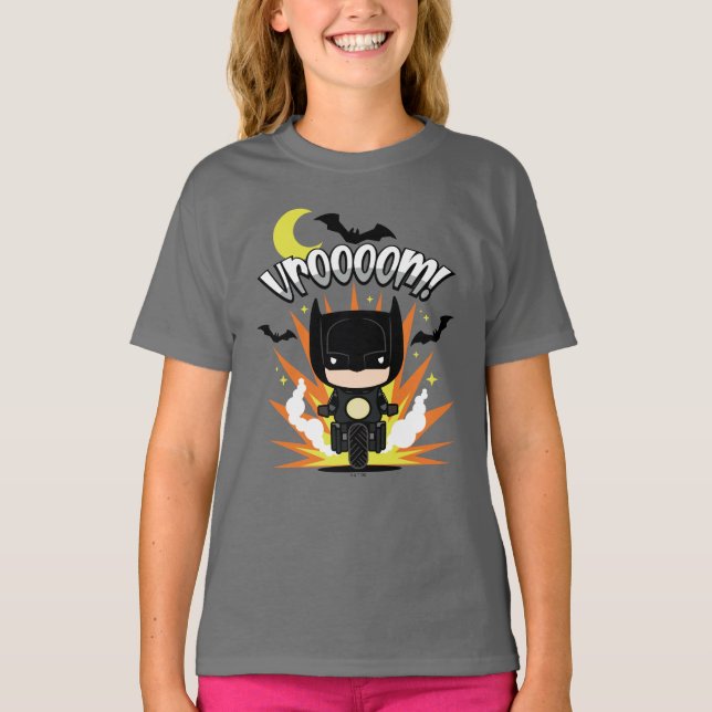 T-shirt Batcycle Chibi Batman (Devant)