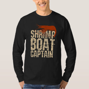 T-shirt Bateau à crevettes Capitaine Crevette Bateau de pê